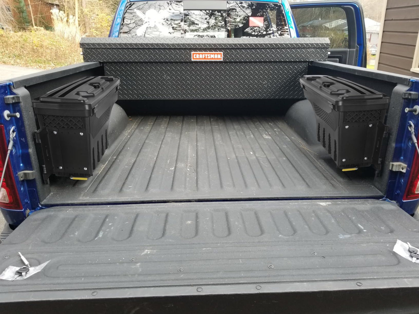 Lockable Truck Bed Storage Box with Password Padlock For 2019-2023 Dodge Ram 1500 2500 (No Fit 1500 Classic Model)