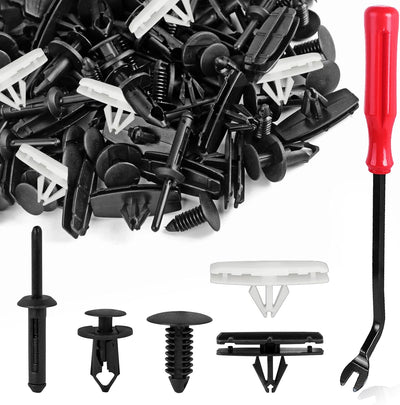 5-in-1 Push-Type Plastic Rivet Kit (150PCS) for 2007-2024 Jeep Wrangler & Grand Cherokee - Replaces 6503598