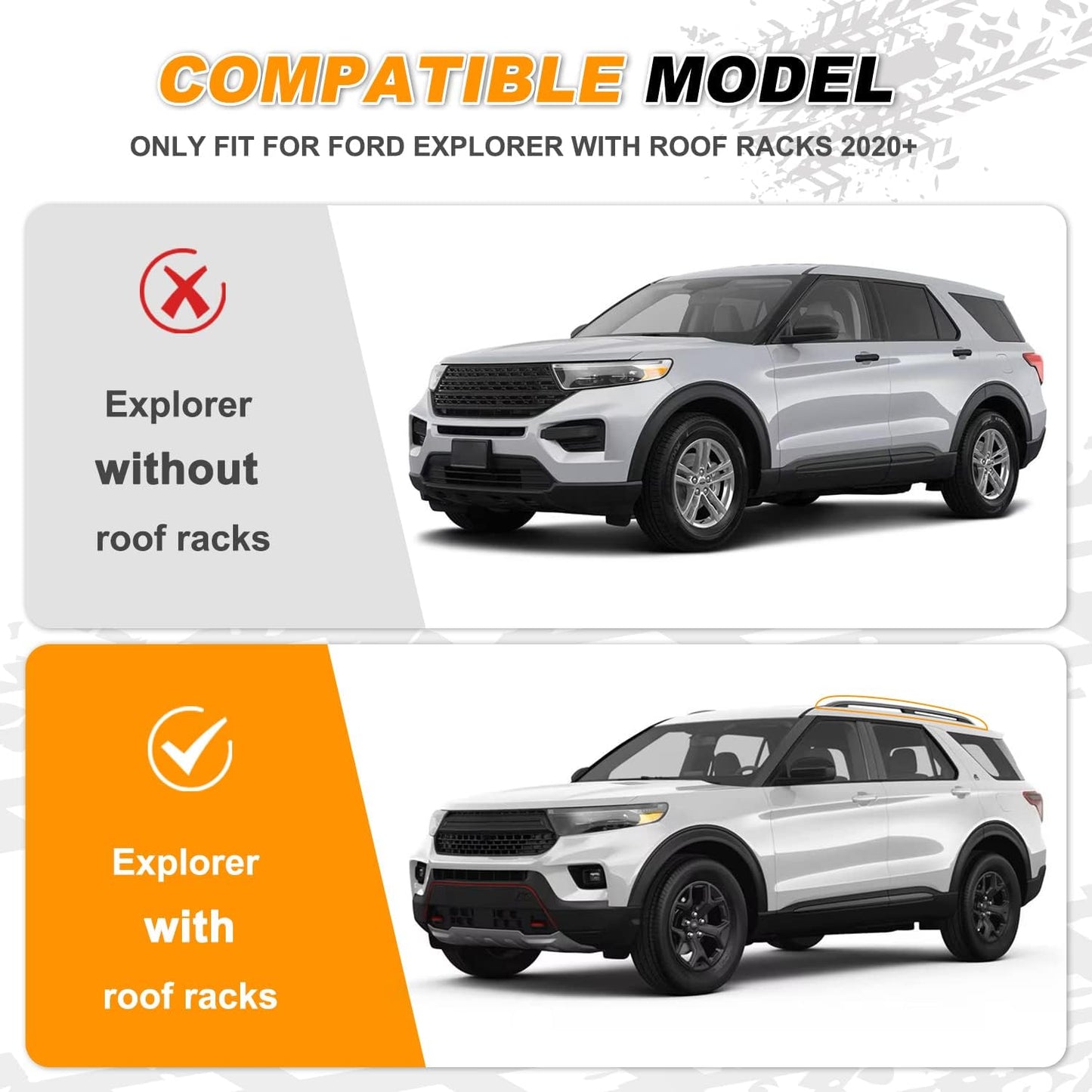 Crossbars Customized for 2020-2024 Ford Explorer - OHMU