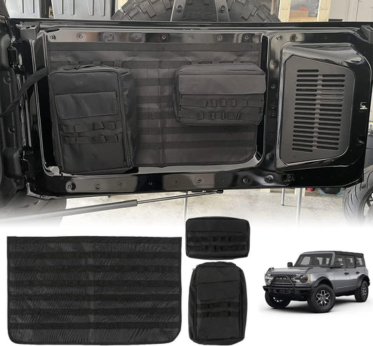 3Pcs Detachable Tailgate Storage Bags for 2021 2022 2023 2024 Ford Bronco 2/4 Door - OHMU
