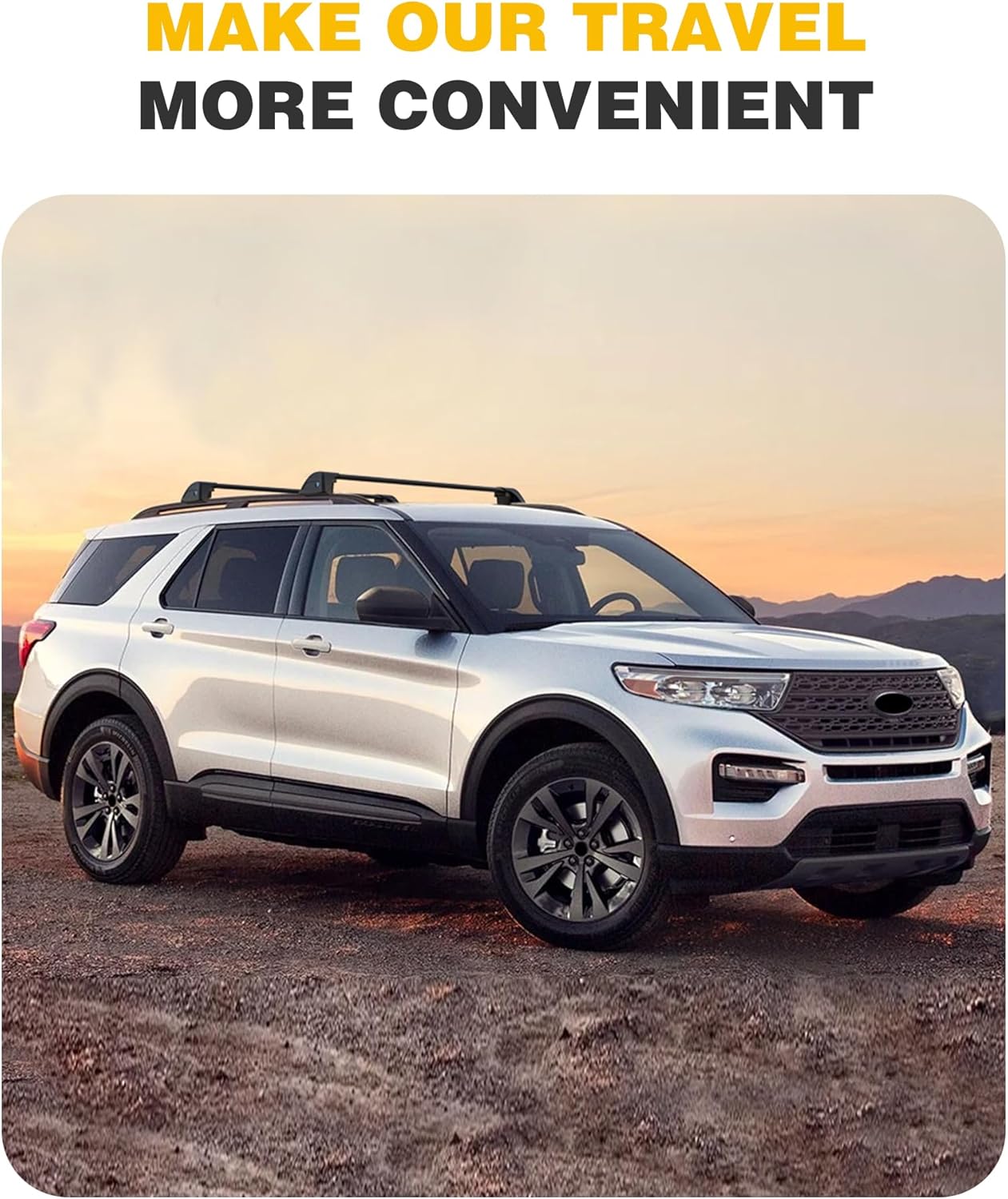 Cross Bars Roof Rack Rail Fit for Ford Explorer 2020-2025 - OHMU