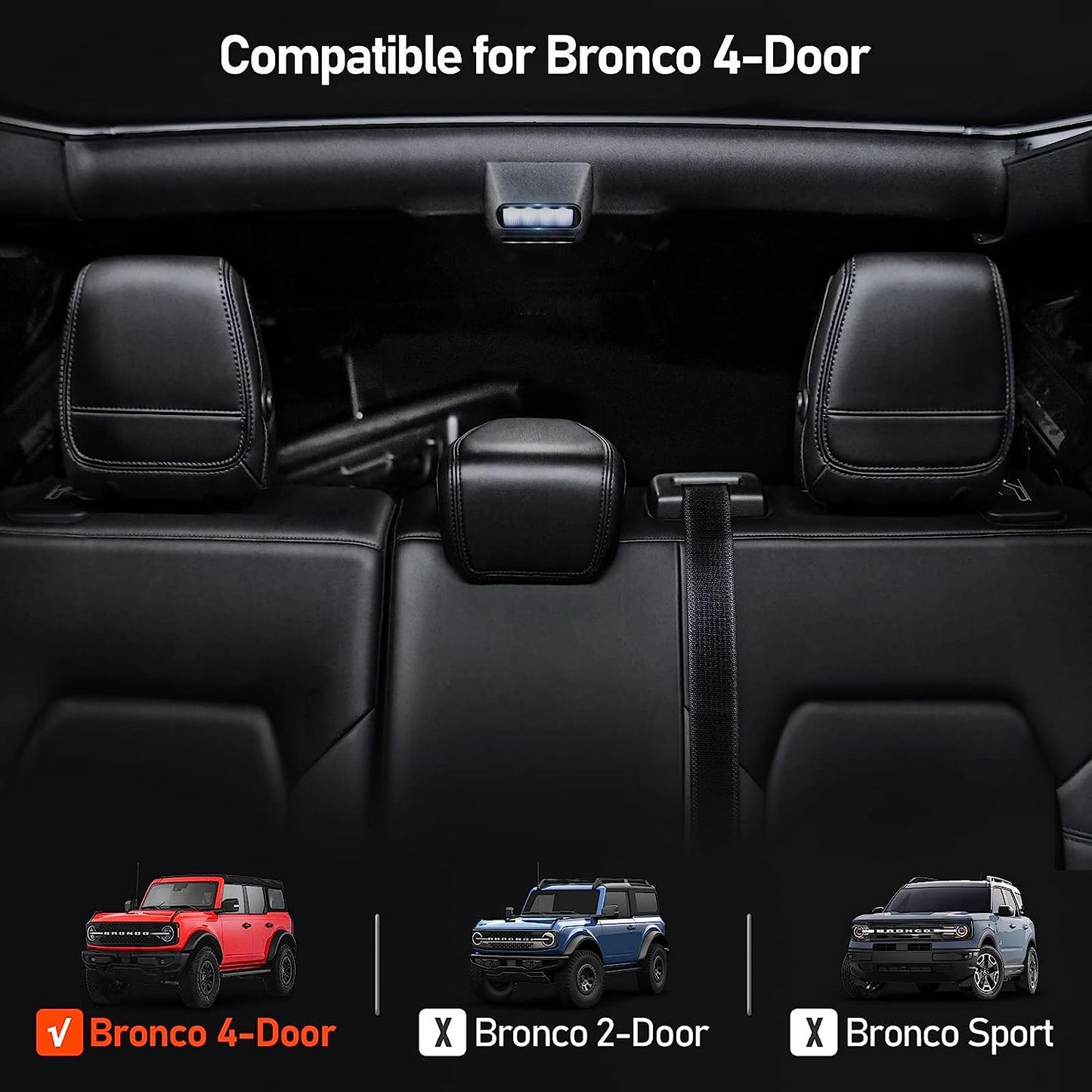 Interior Lights Compatible for Ford Bronco 2021 2022 2023