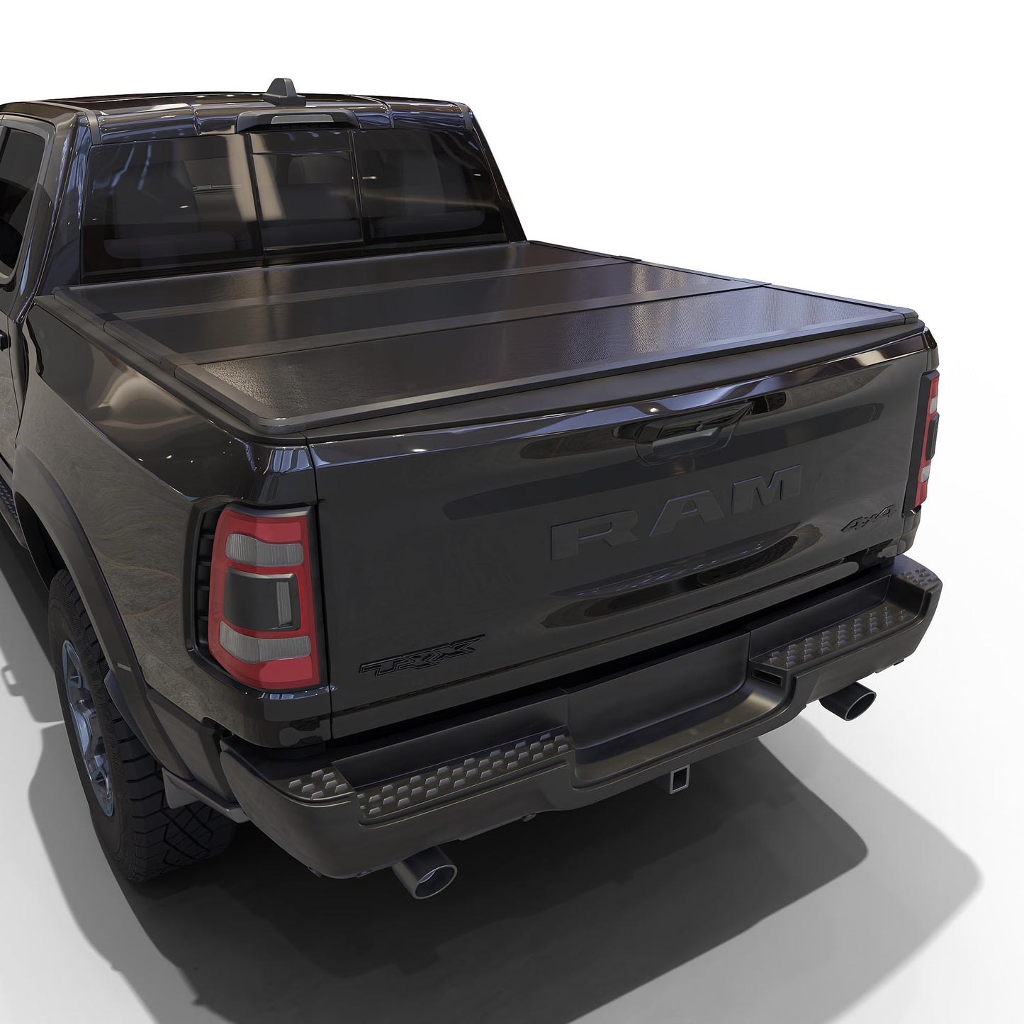 Hard Tri-Fold Truck Bed Tonneau Cover Compatible with 2009-2026 Dodge Ram 1500 & 2500