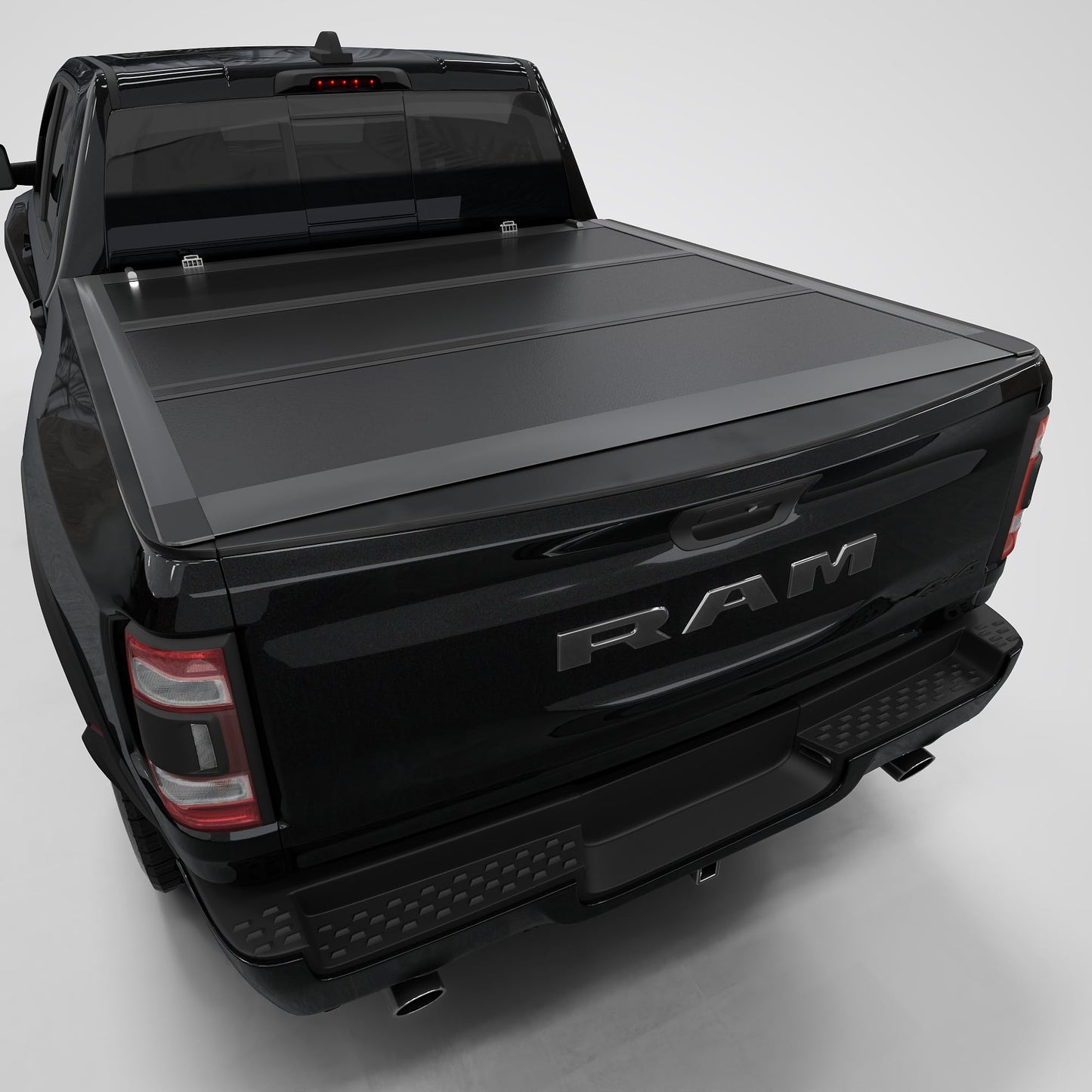 Hard Tri-Fold Truck Bed Tonneau Cover Compatible with 2009-2026 Dodge Ram 1500 & 2500