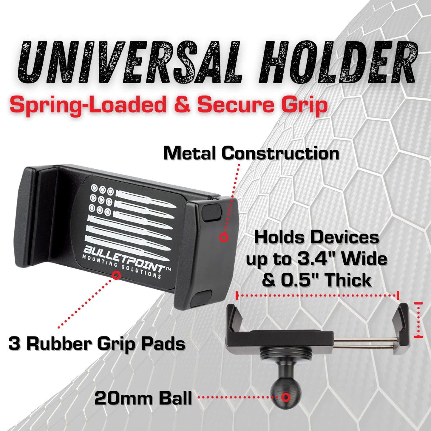 Phone Holder Compatible with 2019+ Chevrolet Silverado GMC Sierra - OHMU