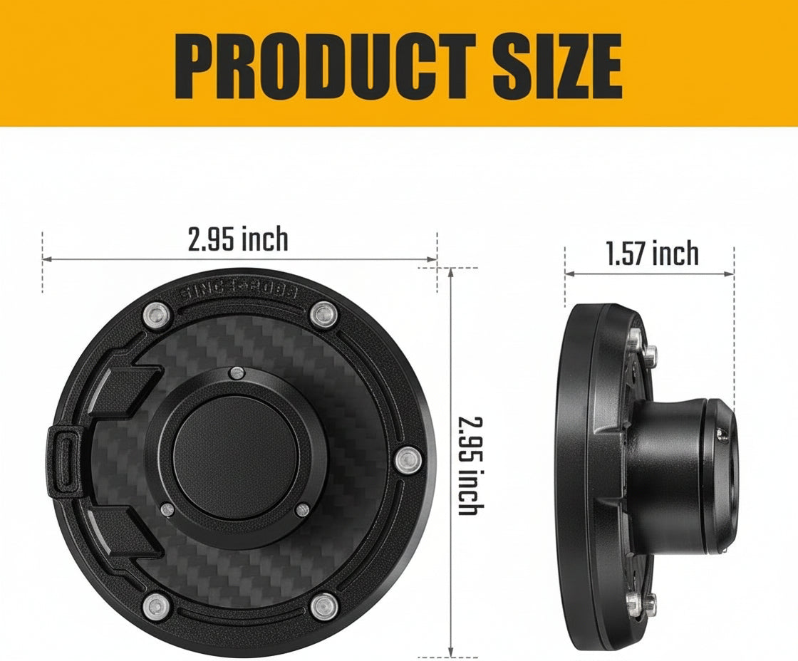 for Jeep Wrangler JK JKU 2007-2018 / JL JLU 2018-2024 / Gladiator JT 2020 Aluminum Antenna Base Cover