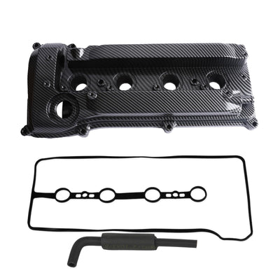 Aluminum Engine Valve Cover with Tube & Gasket Compatible with 2001-2015 Toyota Camry Corolla RAV4 Highlander Solara Matrix Scion tC xB 2.4L Replace 11201-28014 11201-28033