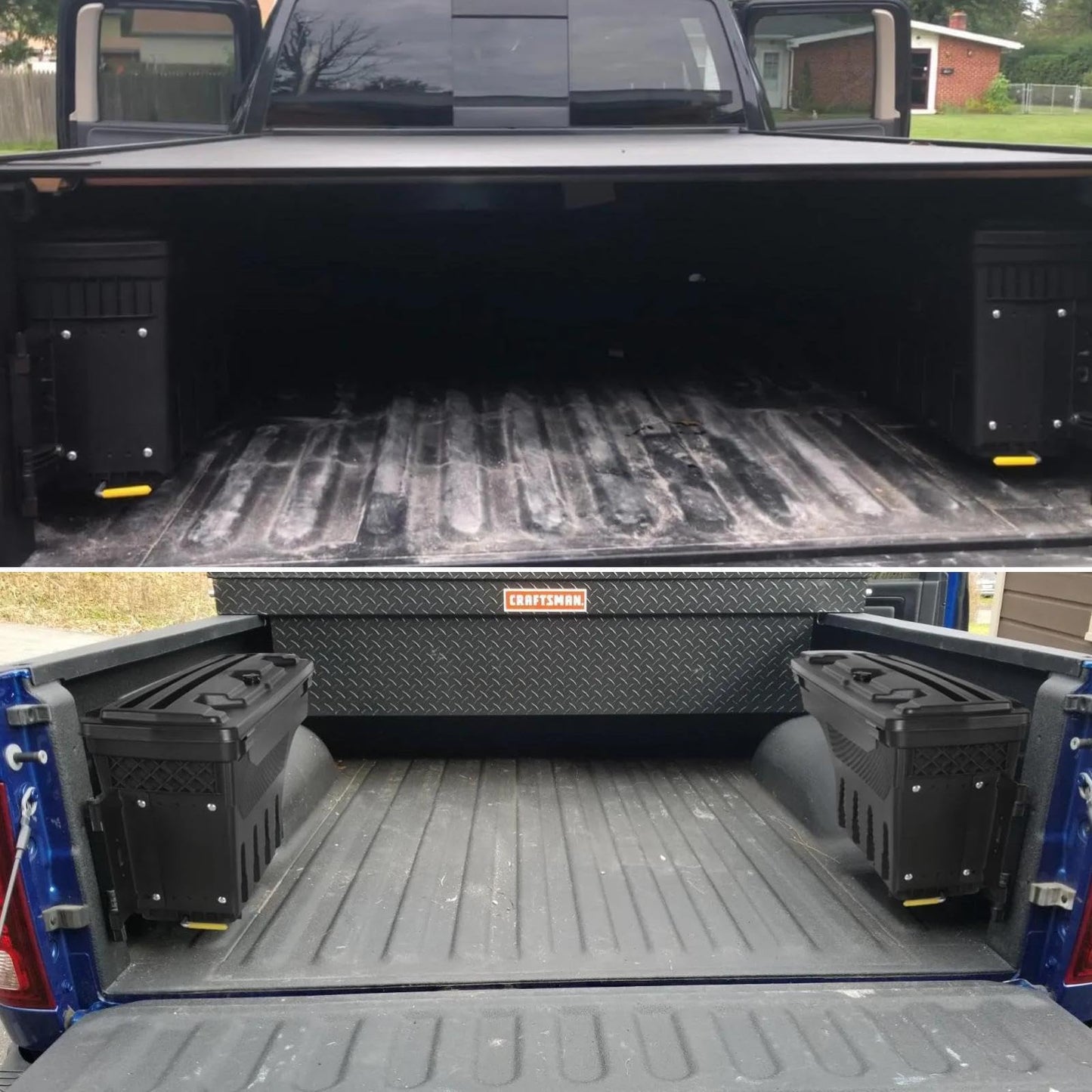 Lockable Truck Bed Storage Box with Password Padlock For 2019-2023 Dodge Ram 1500 2500 (No Fit 1500 Classic Model)
