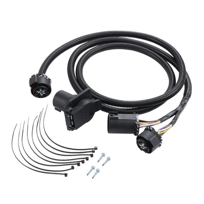 7-Pin Truck Bed Trailer Harness for Gooseneck/5th Wheel - Chevy/Dodge/Ford/GM