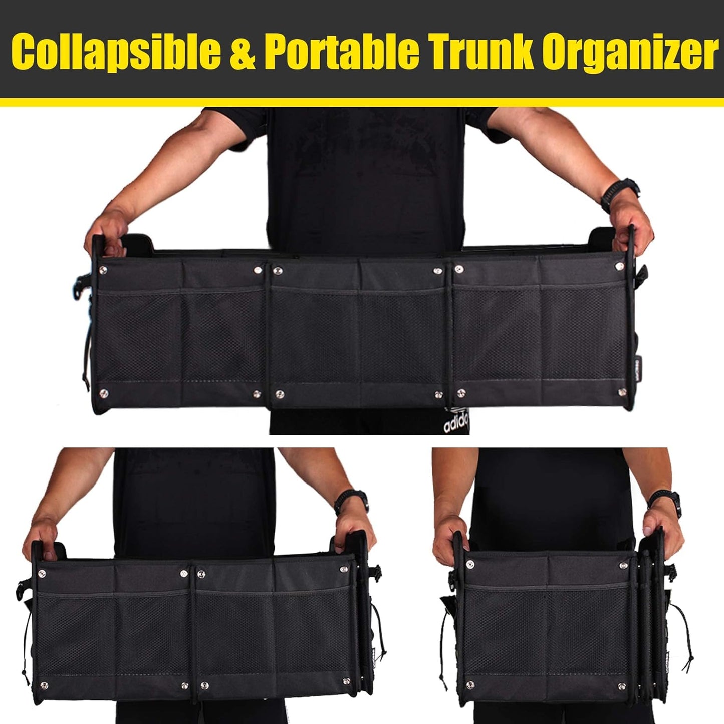 Upgraded Large Trunk Organizer with Removable Cooler Bag - OHMU