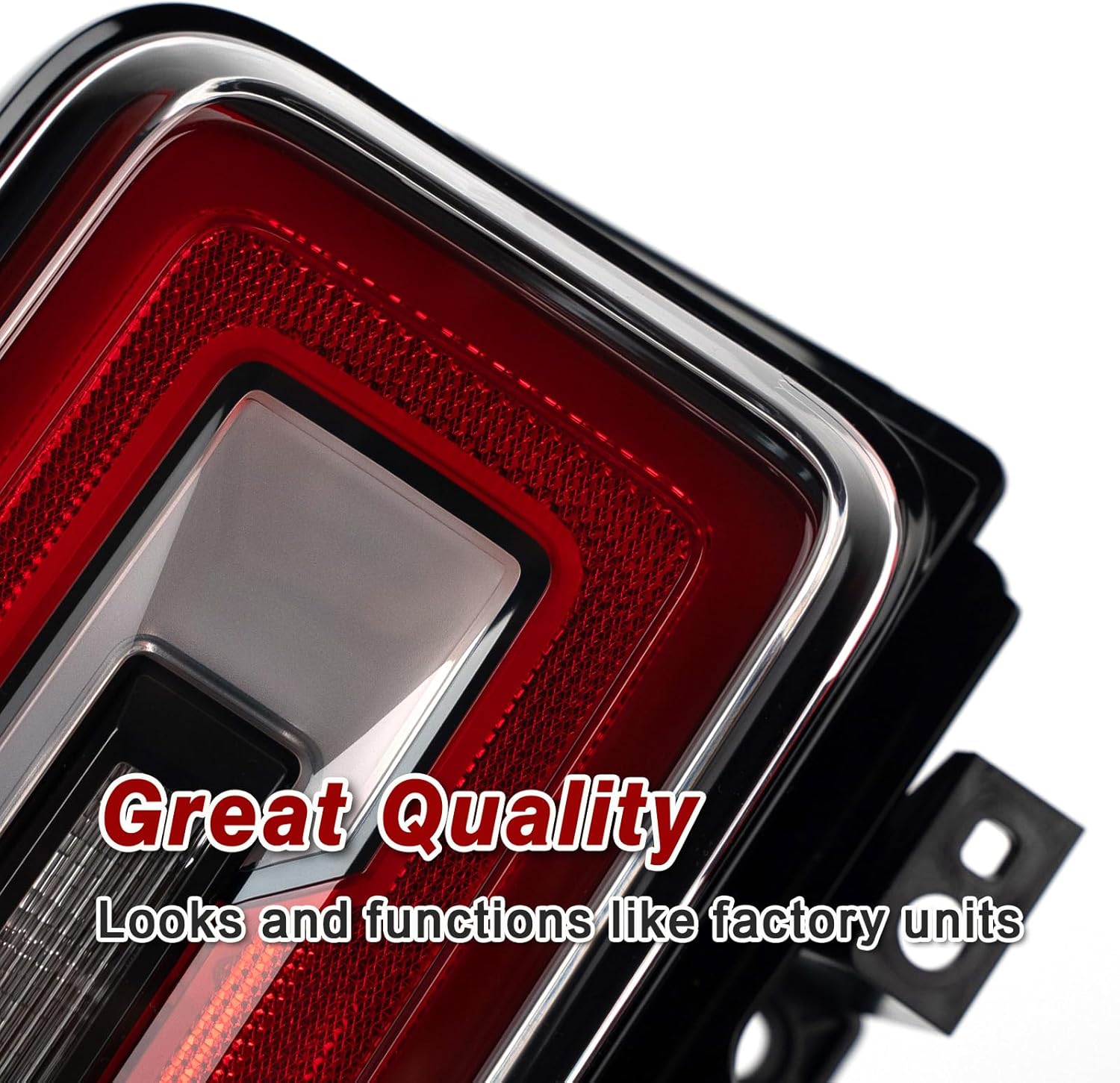 LED Tail Lights Assembly Compatible with 2021 2022 2023 2024 Ford Bronco LED Original Model Taillight Rear Brake Lamp Signal Assembly Partslink:M2DZ13405B(Left Driver Side)