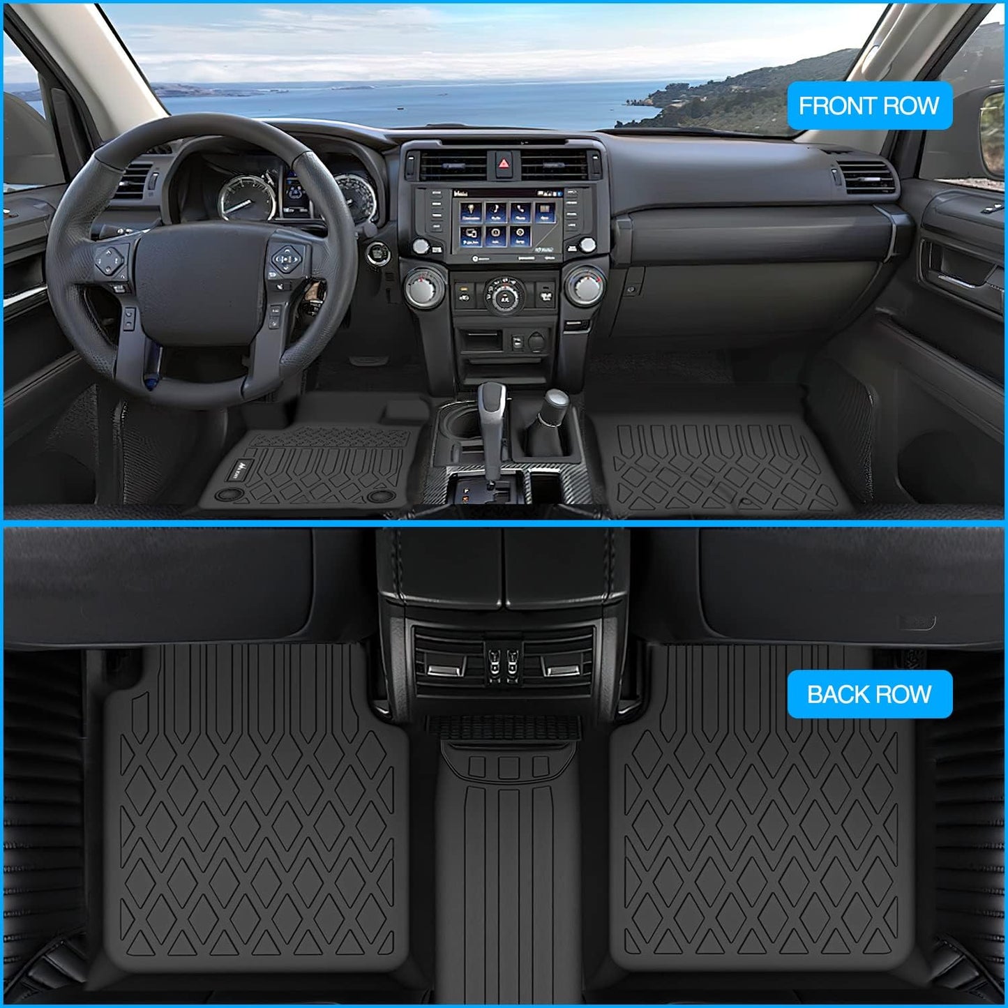 TPE Floor Mats for Ford Bronco Sport 4-Door 2021 2022 2023 - OHMU
