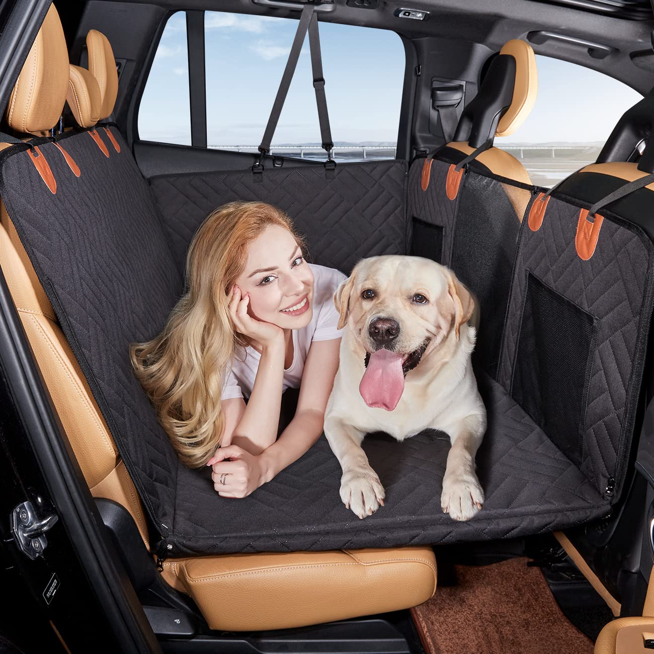 Back Seat Extender ,Dog Car Seat Cover, Camping Air Mattress, Hammock Travel Bed,Non Inflatable Car Bed Mattress for Car SUV Truck - OHMU