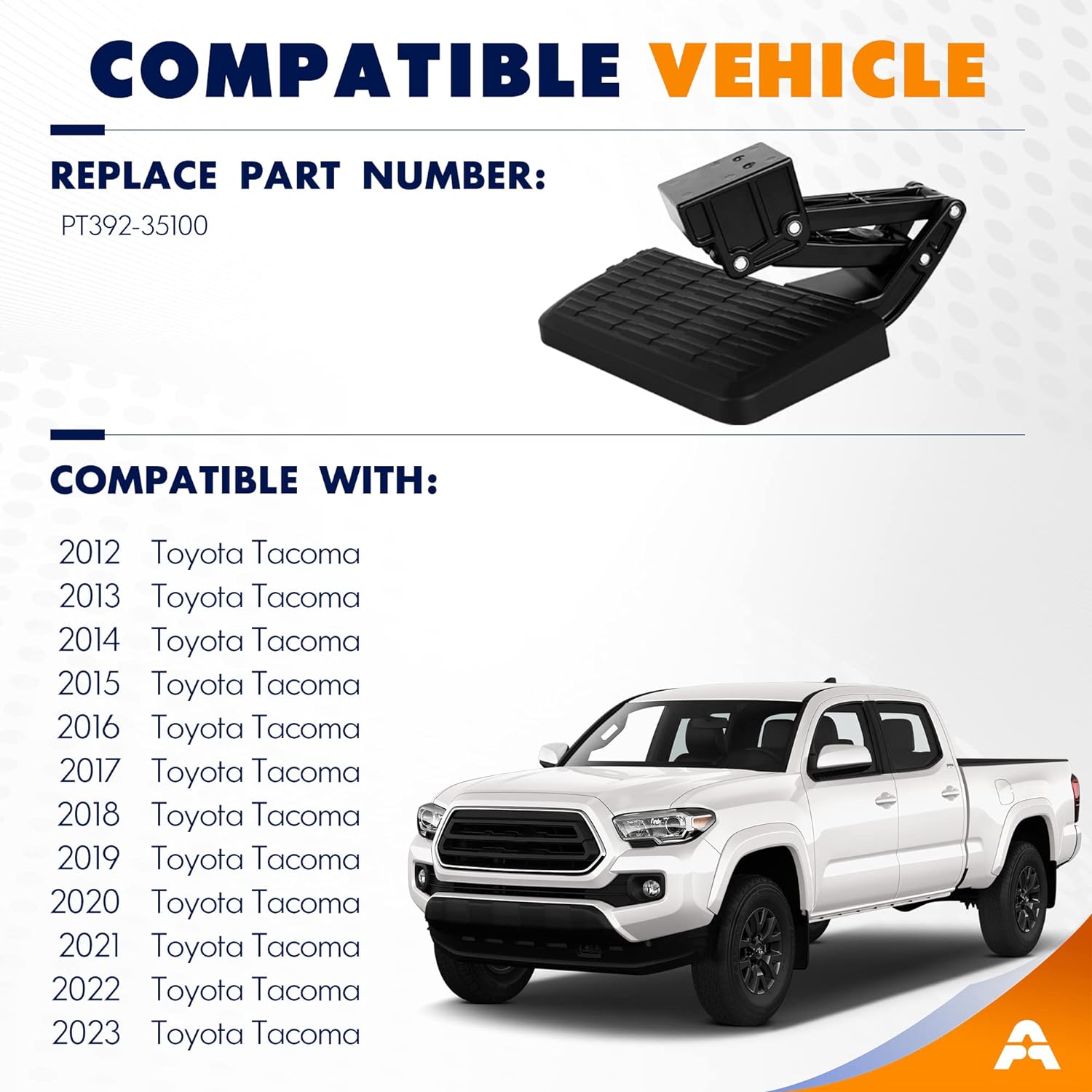 Rear Bed Step Tailgate Bedstep for Toyota Tacoma 2012-2023 - OHMU