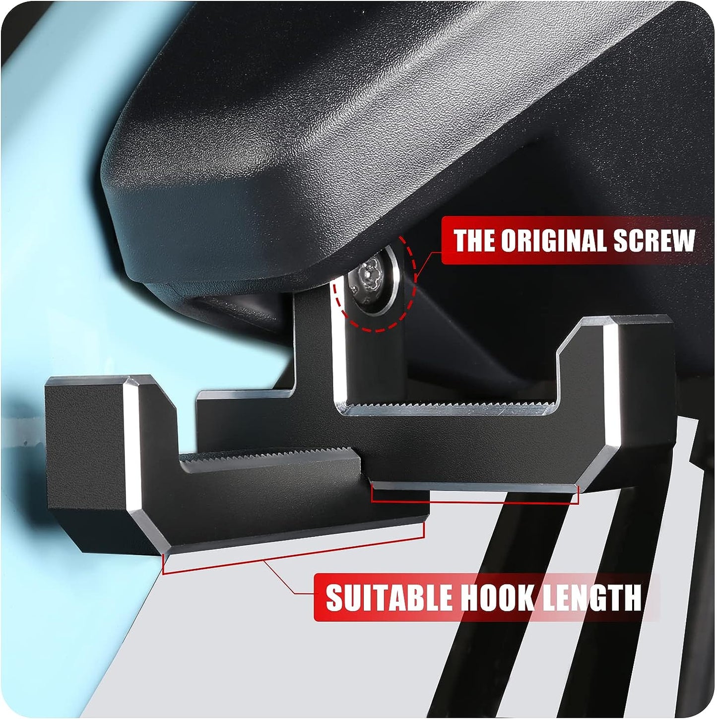 Aluminum Trunk Grocery Bag Hooks for Ford Bronco Accessories 2021 2022 2023 4-Door