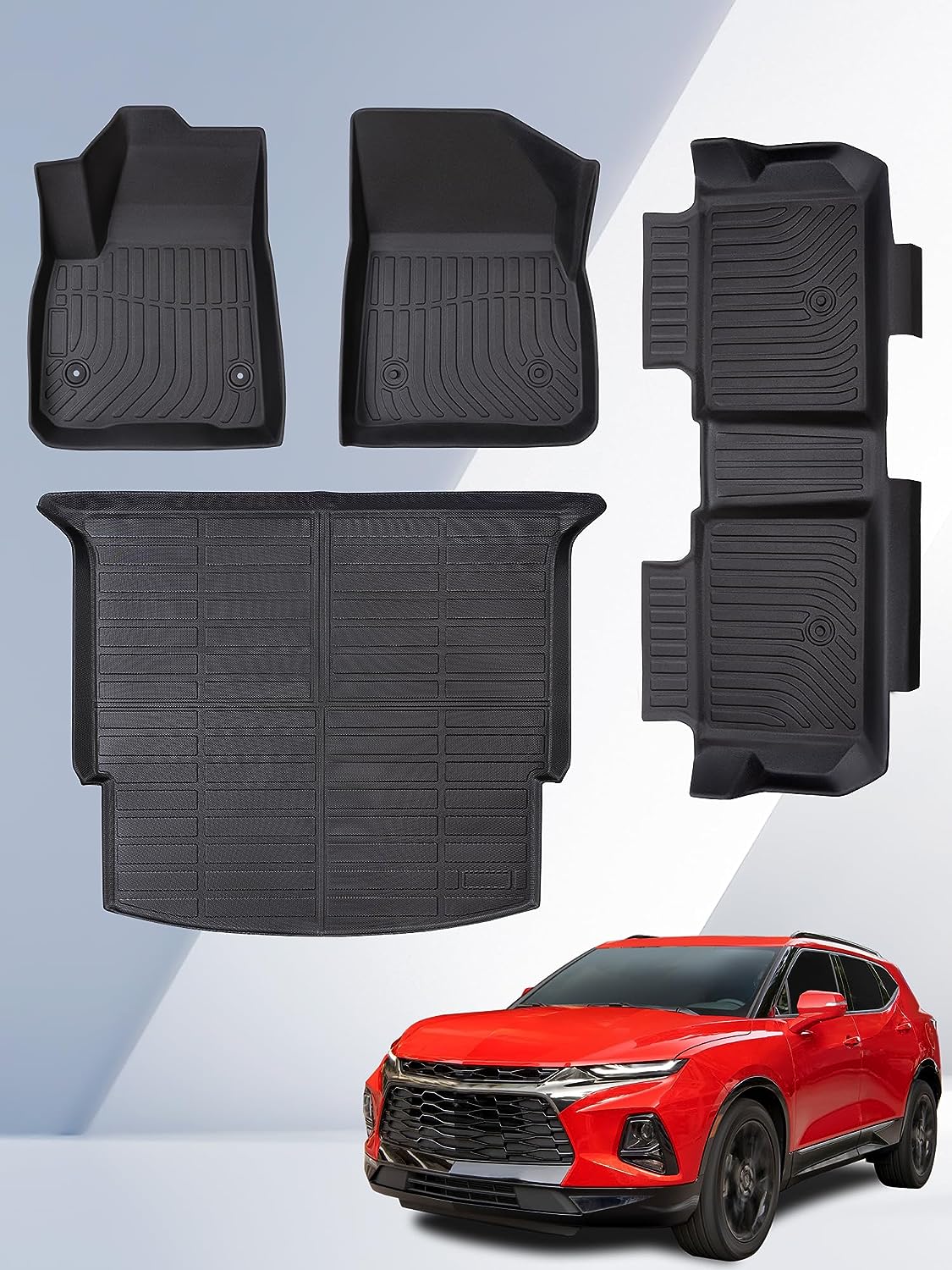 For Chevrolet Chevy Blazer Floor Mats 2023 2022 2021 2020 2019 - OHMU