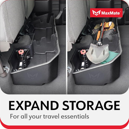 Underseat Storage Box Compatible with 2019-2024 Chevy Silverado & GMC Sierra 1500