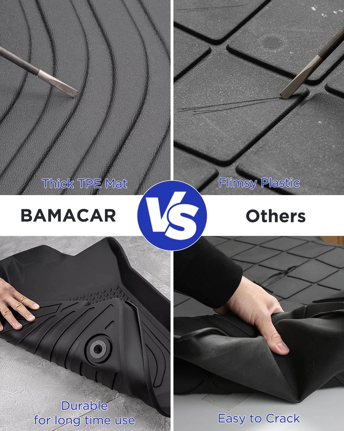 For Chevrolet Chevy Blazer Floor Mats 2023 2022 2021 2020 2019 - OHMU