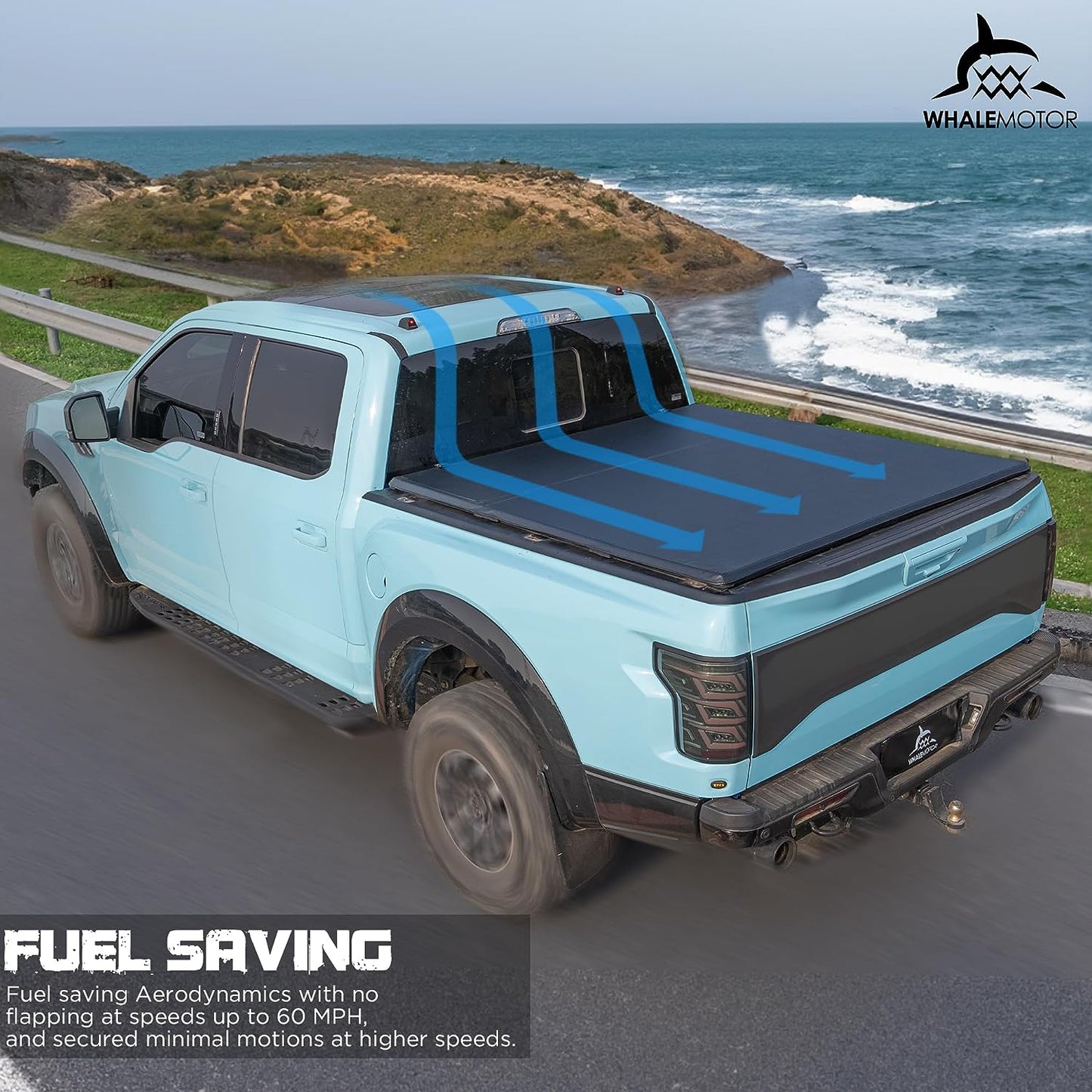 Upgraded 5.2 ft Truck Bed Tonneau Cover Compatible with Chevy Colorado & GMC Canyon 2015- 202