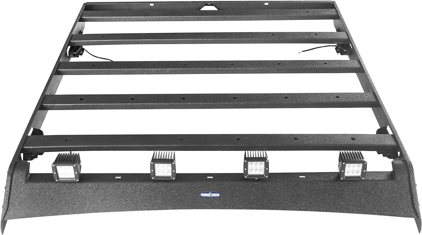 Roof Rack Crossbar Cargo Basket Luggage Carrier Compatible for Dodge Ram 1500 2009-2018