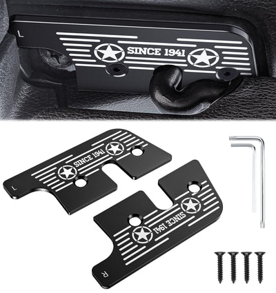 USA Flag Sun Visor Clips for Jeep Wrangler & Gladiator - Fix Loose Visors