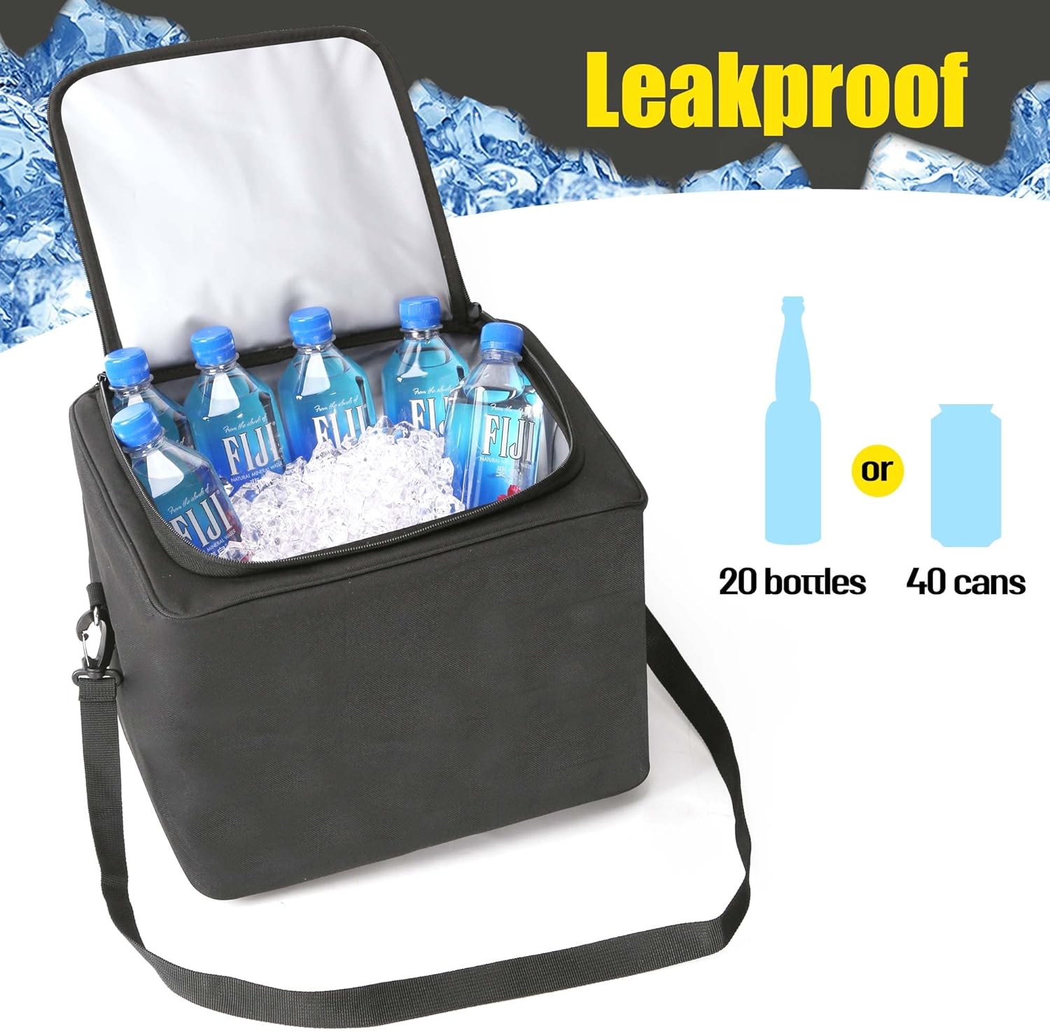 Upgraded Large Trunk Organizer with Removable Cooler Bag - OHMU