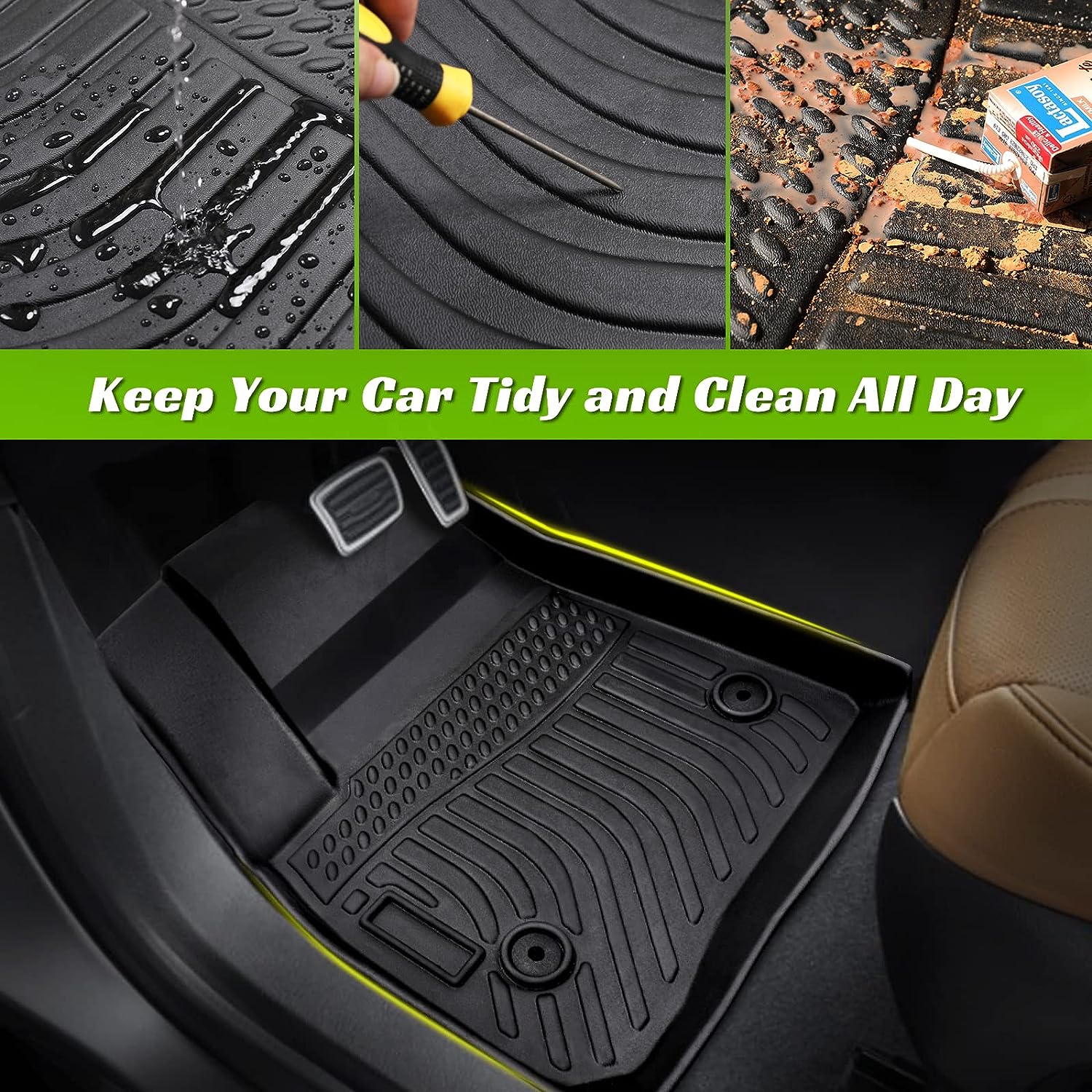 For Chevrolet Chevy Blazer Floor Mats 2023 2022 2021 2020 2019 - OHMU