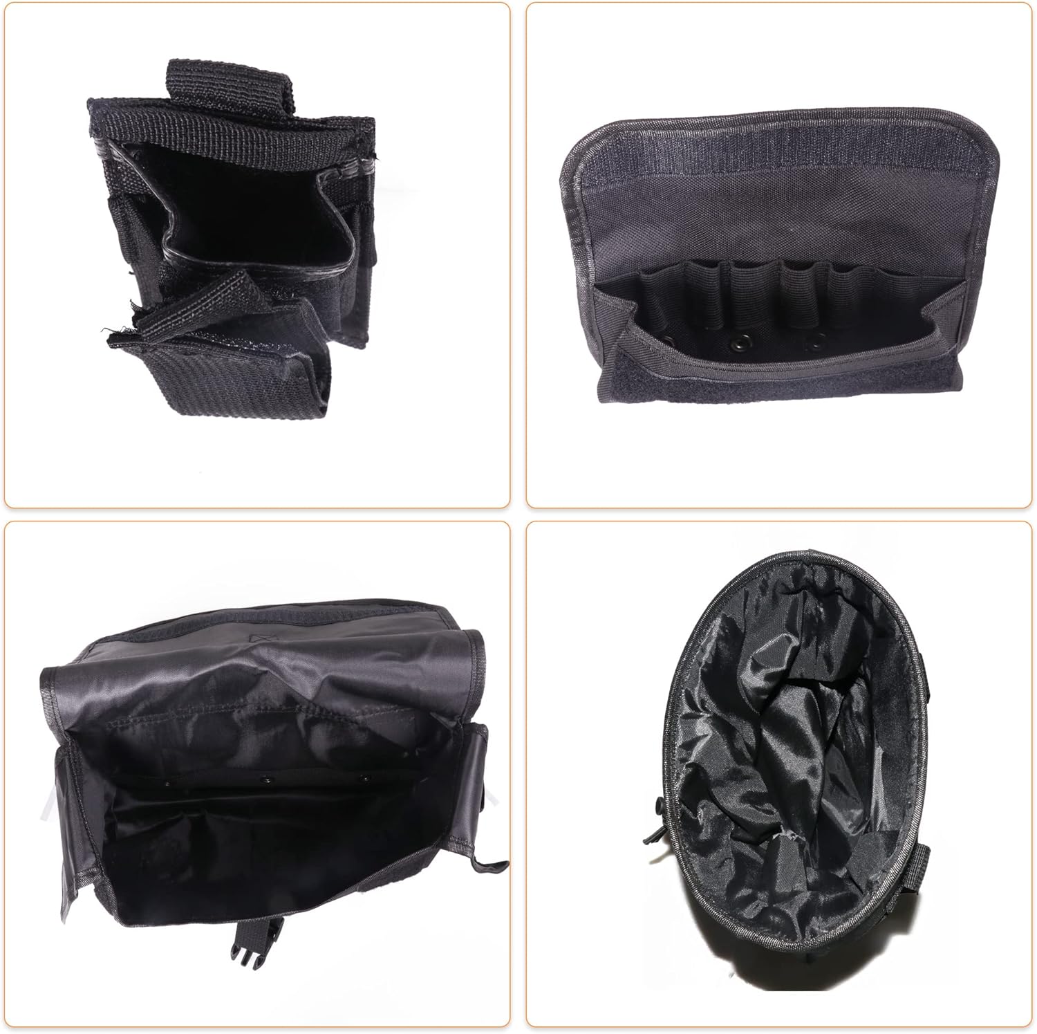 Tailgate Storage Bag for 2021 2022 2023 2024 2025 Ford Bronco 2/4 Door Interior Accessories Cargo Tools Organizer Rear Trunk Pockets Detachable Oxford Bags, 7Pcs/Set Black