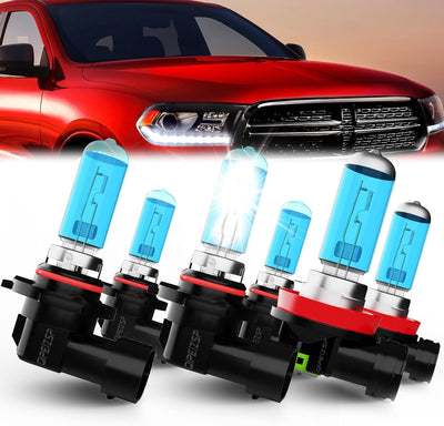 Lights Headlights Bulbs Compatible With Dodge Durango 2014-2020