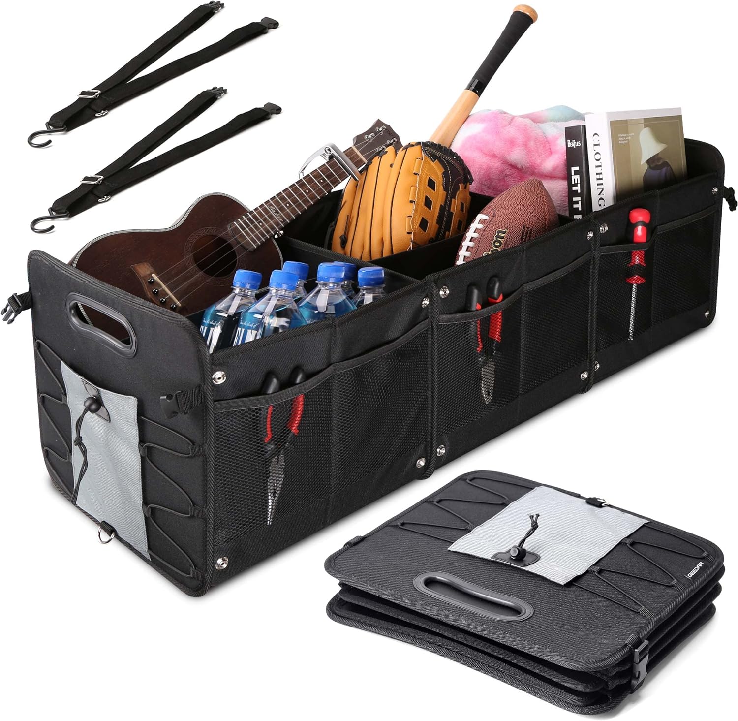 Upgraded Large Trunk Organizer with Removable Cooler Bag - OHMU