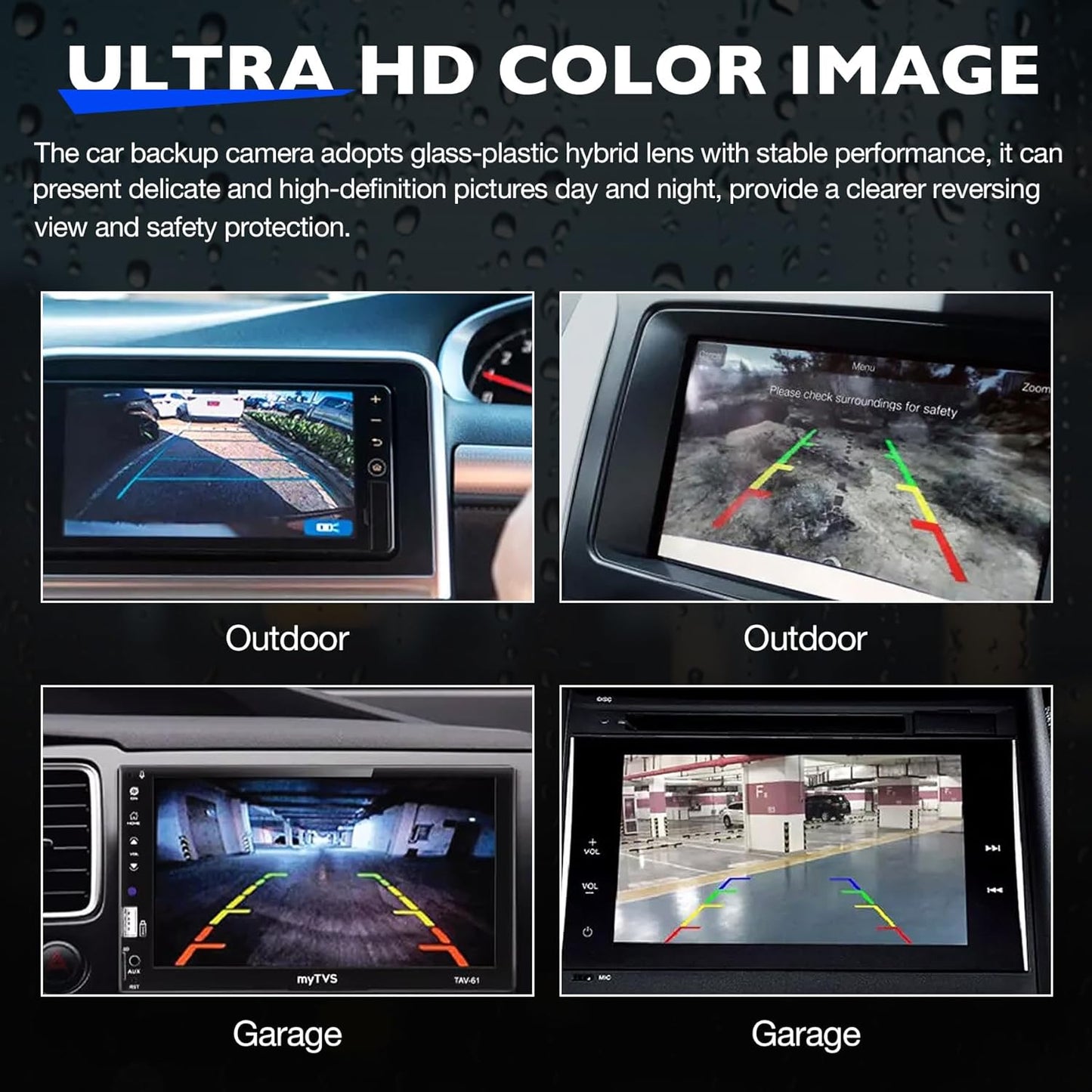 Backup Camera, Compatible with 2009-14 Cadillac Escalade ESV Chevy Tahoe Suburban GMC Yukon XL 1500 2500 Reversing Parking Cameras, Replace 22913932 19211811 22790290 22762723
