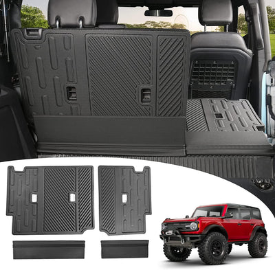 Rear Seat Back Cover Backrest Protector for Ford Bronco 2021 2022 2023 2024(Not fit Bronco Sport)