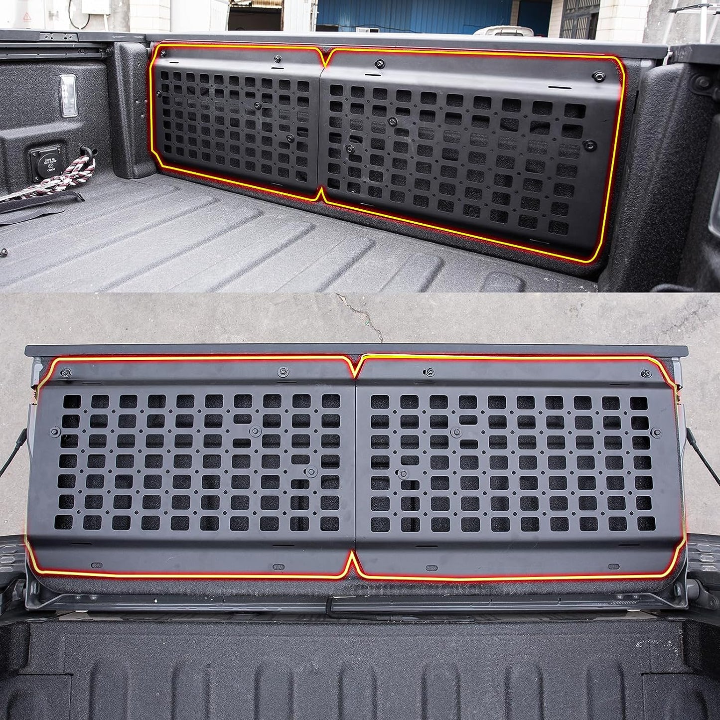 Fit 2020-2023 Jeep Gladiator JT Tailgate Molle Panel