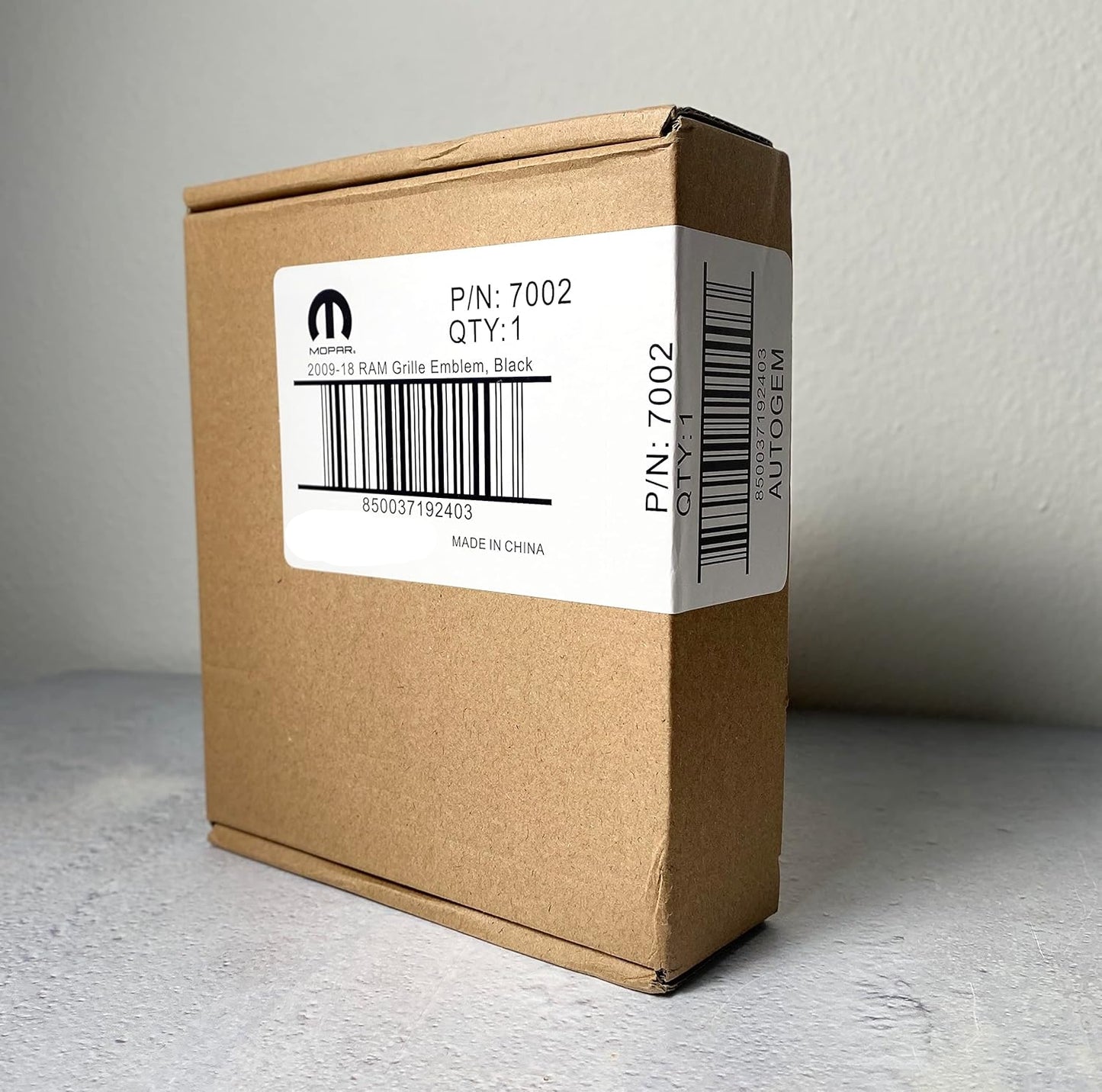 2013–2018 RAM 1500 2500 3500 Grille Emblem – Flat Black Replacement Badge