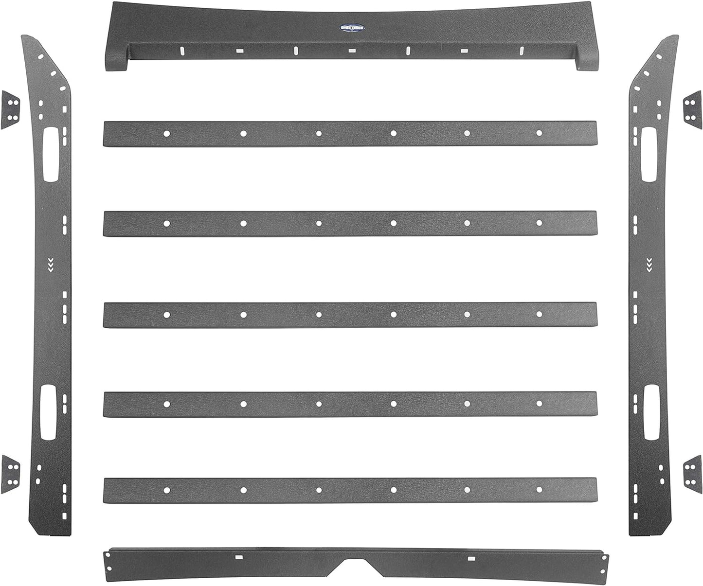 Roof Rack Crossbar Cargo Basket Luggage Carrier Compatible for Dodge Ram 1500 2009-2018