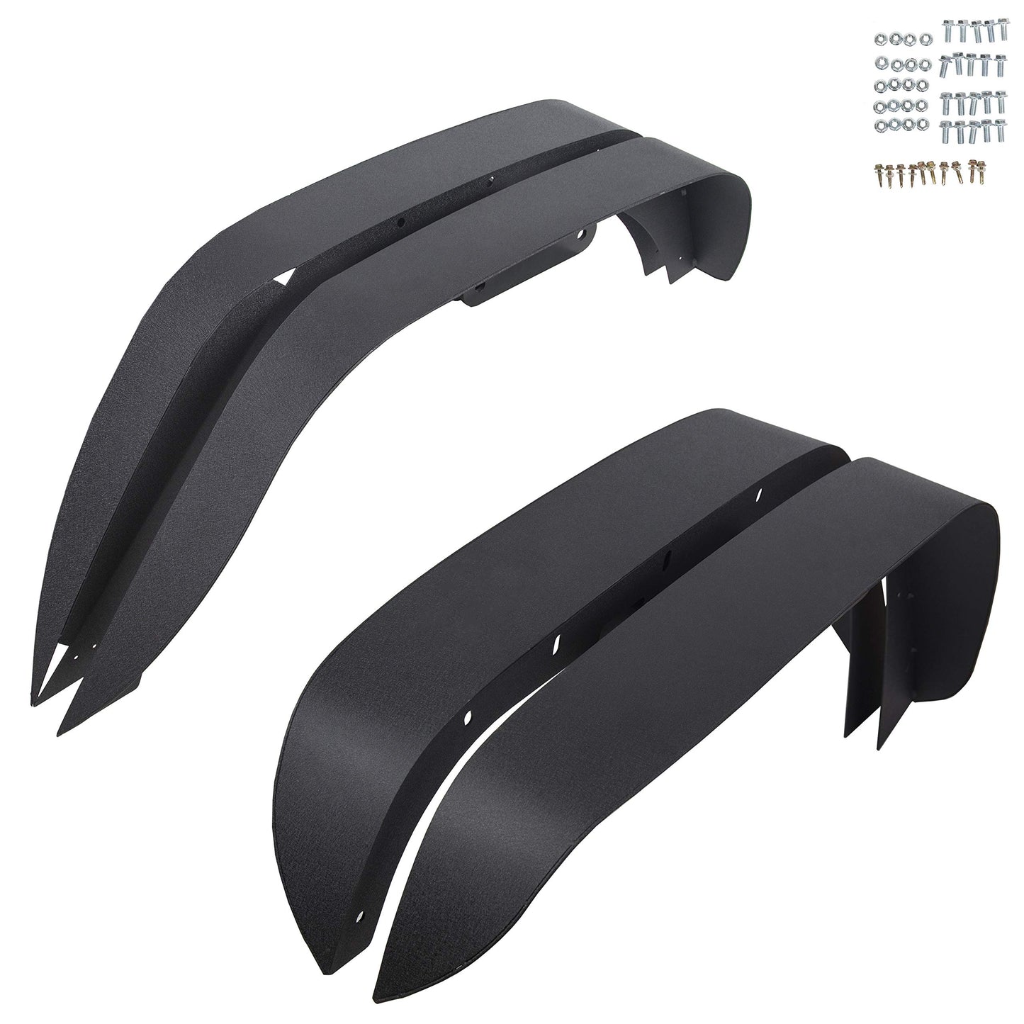 Jeep Wrangler JK JKU Fender Flares Mud Flaps Kit