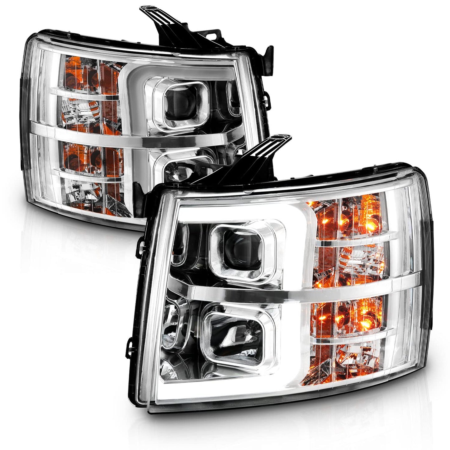 For 2007-2013 Chevy Silverado 1500/07-14 2500HD 3500HD Led, Halogen - OHMU