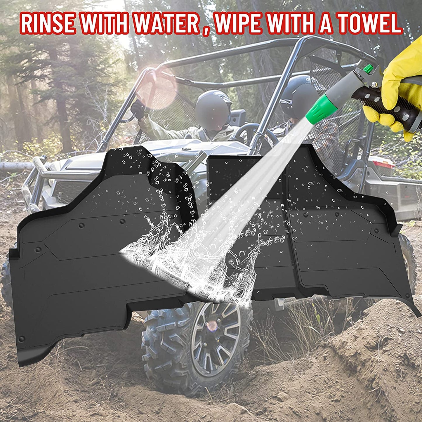 Front Floor Mats for Honda Pioneer 1000 2016-2023 - OHMU