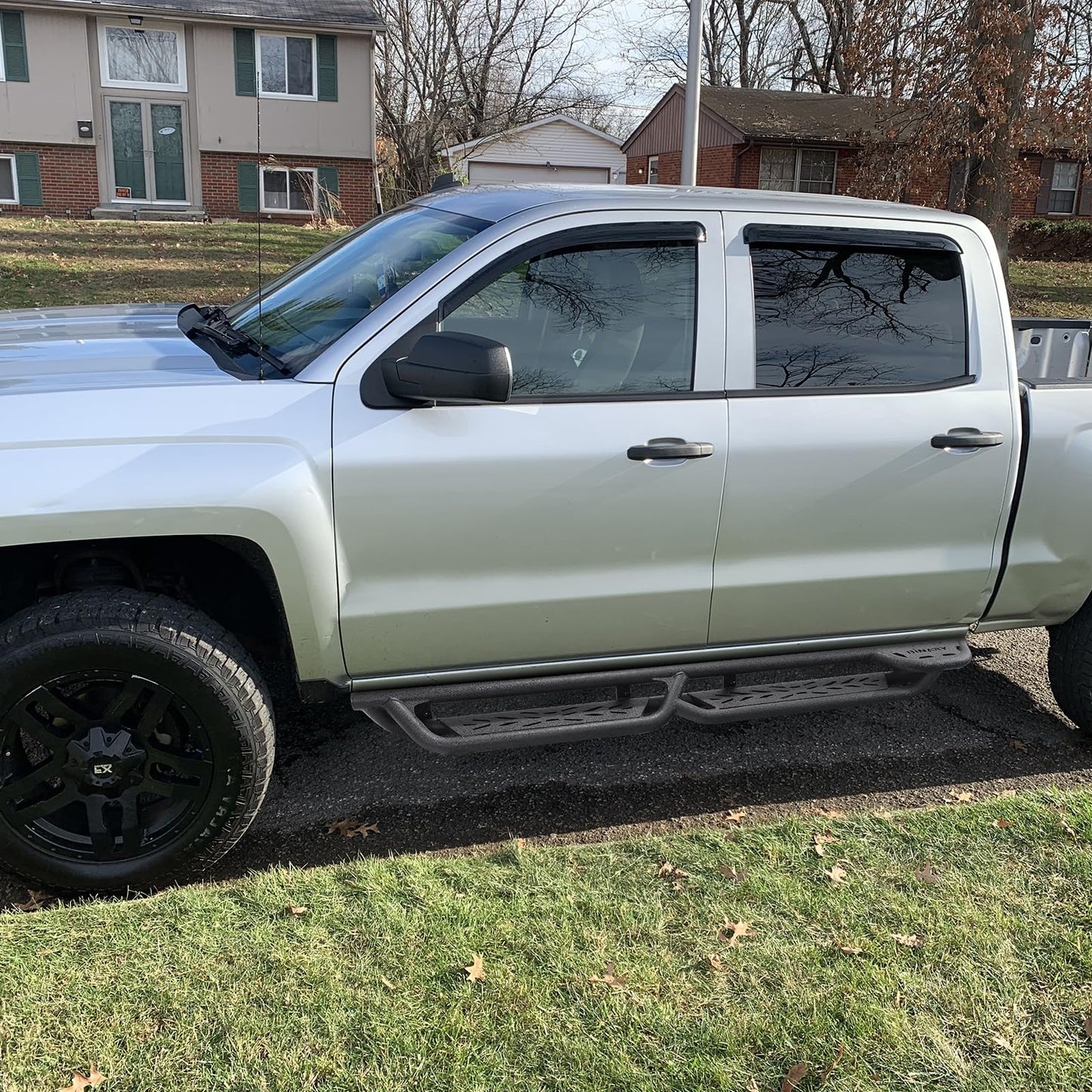 Running Boards Compatible with 2019-2025 Dodge Ram 1500 Crew Cab(Excl. Classic Model/Ram 2500 3500)