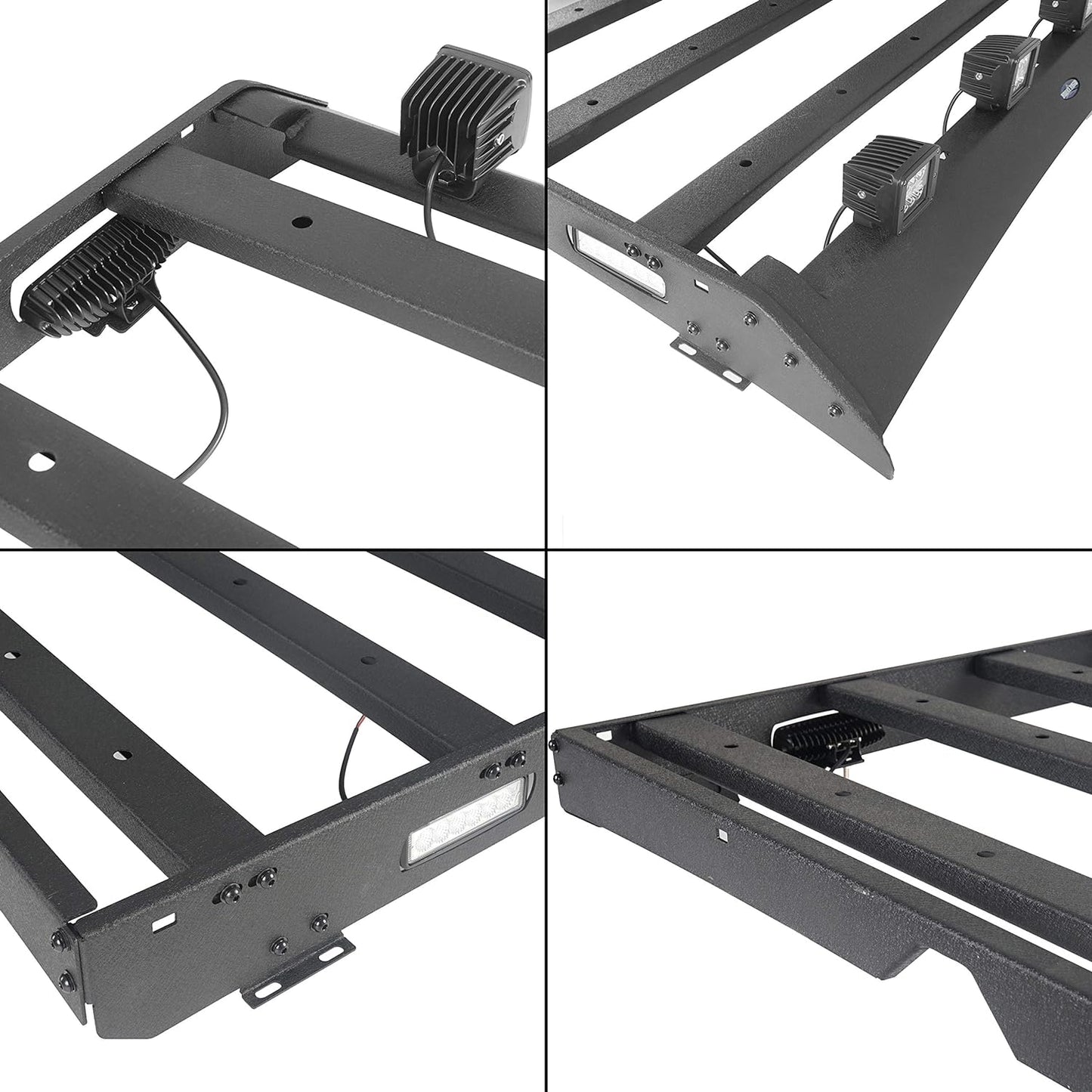 Roof Rack Crossbar Cargo Basket Luggage Carrier Compatible for Dodge Ram 1500 2009-2018