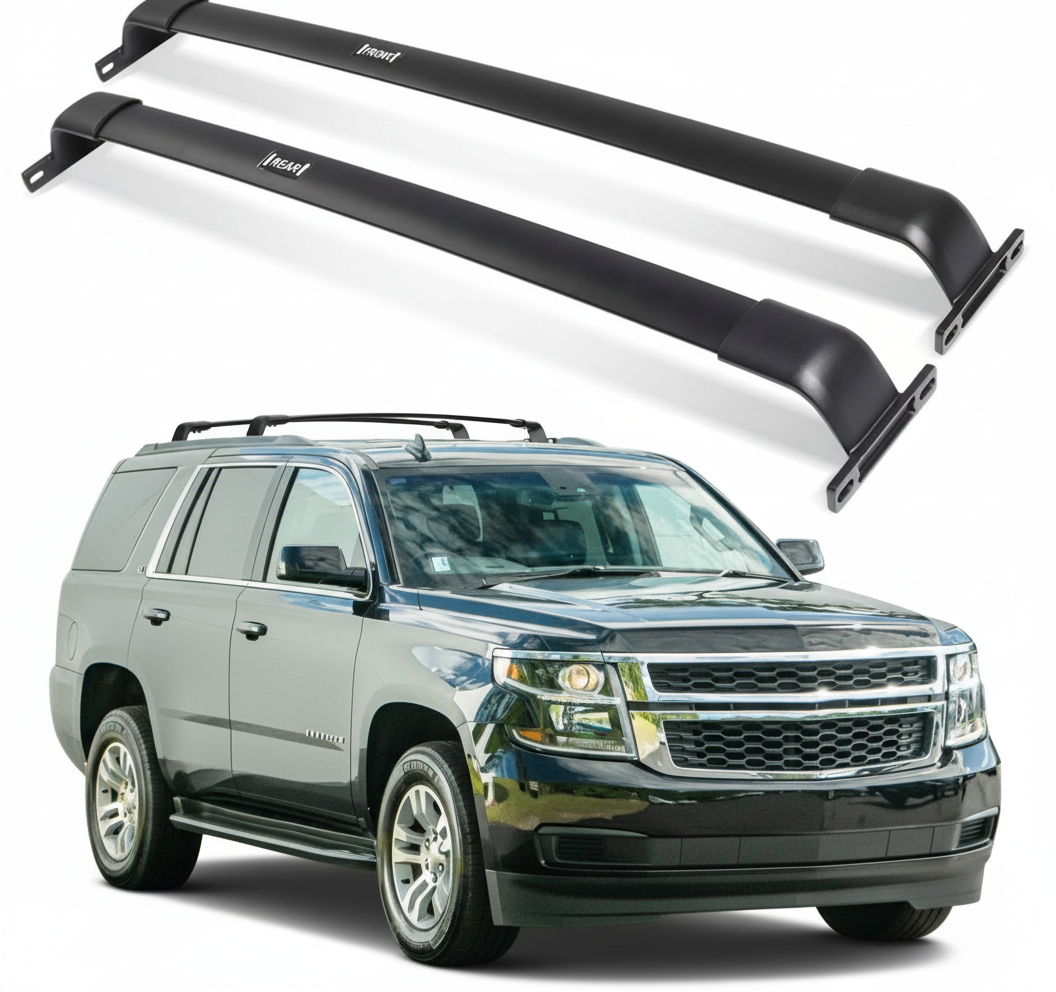 220 LBS Cross Bars Fit for 2015-2020 Chevrolet Tahoe & Suburban , GMC Yukon & Yukon XL, Cadillac Escalade & Escalade ESV