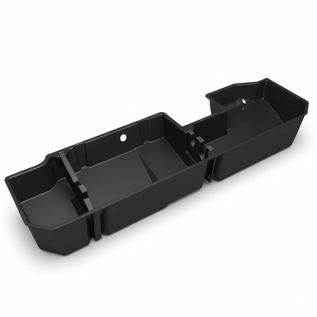 Under Seat Storage Boxes Compatible with 2019-2025 Chevy Chevrolet Silverado 1500/GMC Sierra 1500, 2020-2025 Silverado/Sierra 2500HD/3500HD, Crew/Double Cab