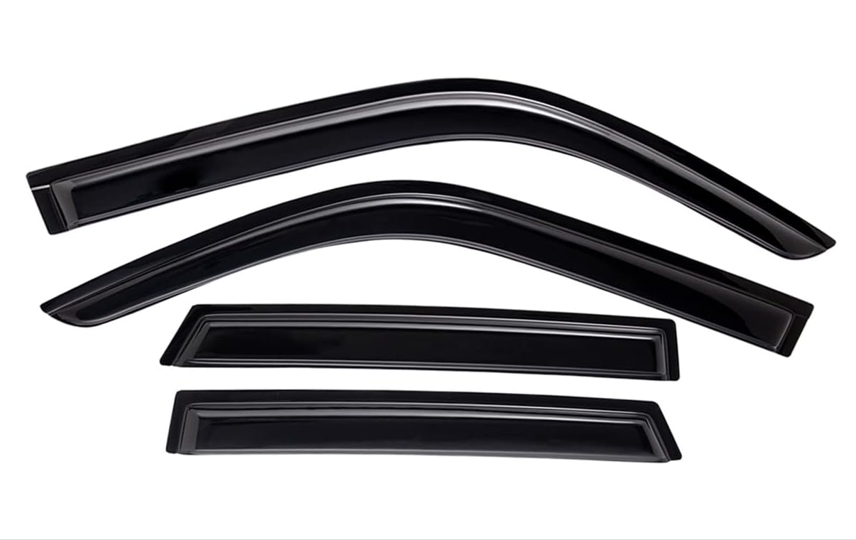 Black Original Rain Guards for Ford Bronco Sport 2021 -2024 - OHMU