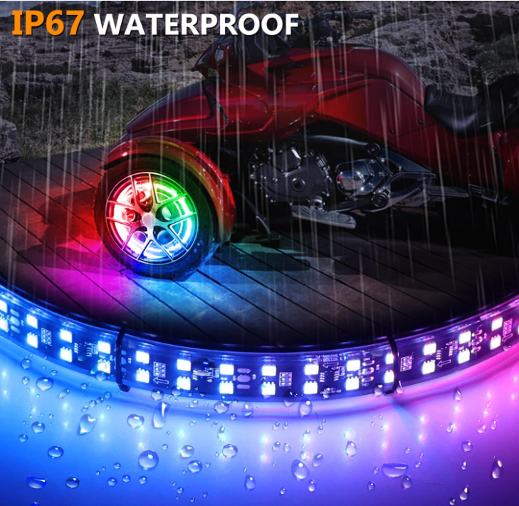 Chasing Color Wheel Ring Lights fit for All Cam-Am Spyder F3 Models 2017-2024 - OHMU