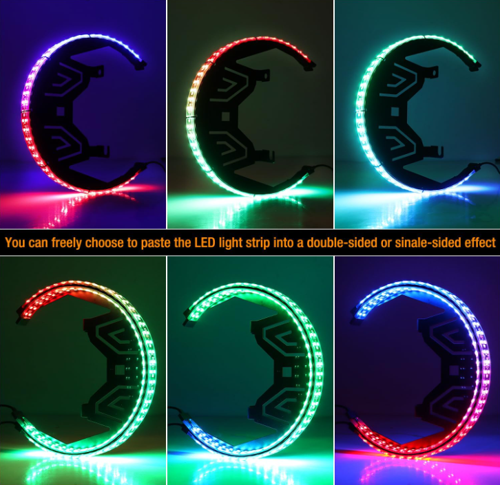 Chasing Color Wheel Ring Lights fit for All Cam-Am Spyder F3 Models 2017-2024 - OHMU