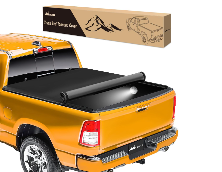 Soft Roll Up Truck Bed Cover Compatible with Ford F150 2009-2014 - OHMU