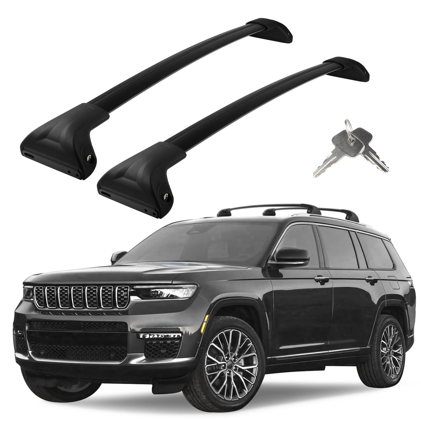 Roof Rack Cross Bars Compatible with Jeep Cherokee 2014-2024 - OHMU