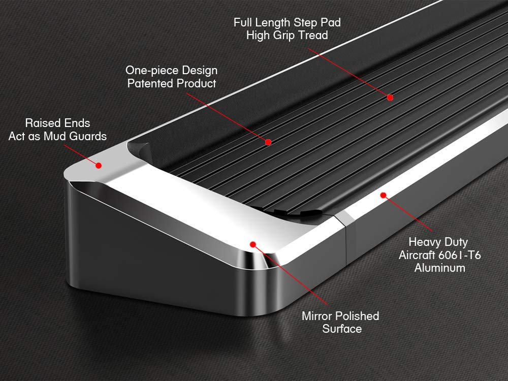 APS Running Boards Bars Compatible with Chevy Tahoe 2021-2025 4-Door & GMC Yukon 2021-2025 4-Door (Exclude Yukon XL)
