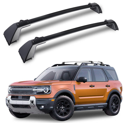 265lbs Aluminum Roof Rack Cross Bars Compatible with Ford Bronco Sport First Edition 2021 & Outer-Banks 2022-2024 & Badlands 2021-2024 Off-Road
