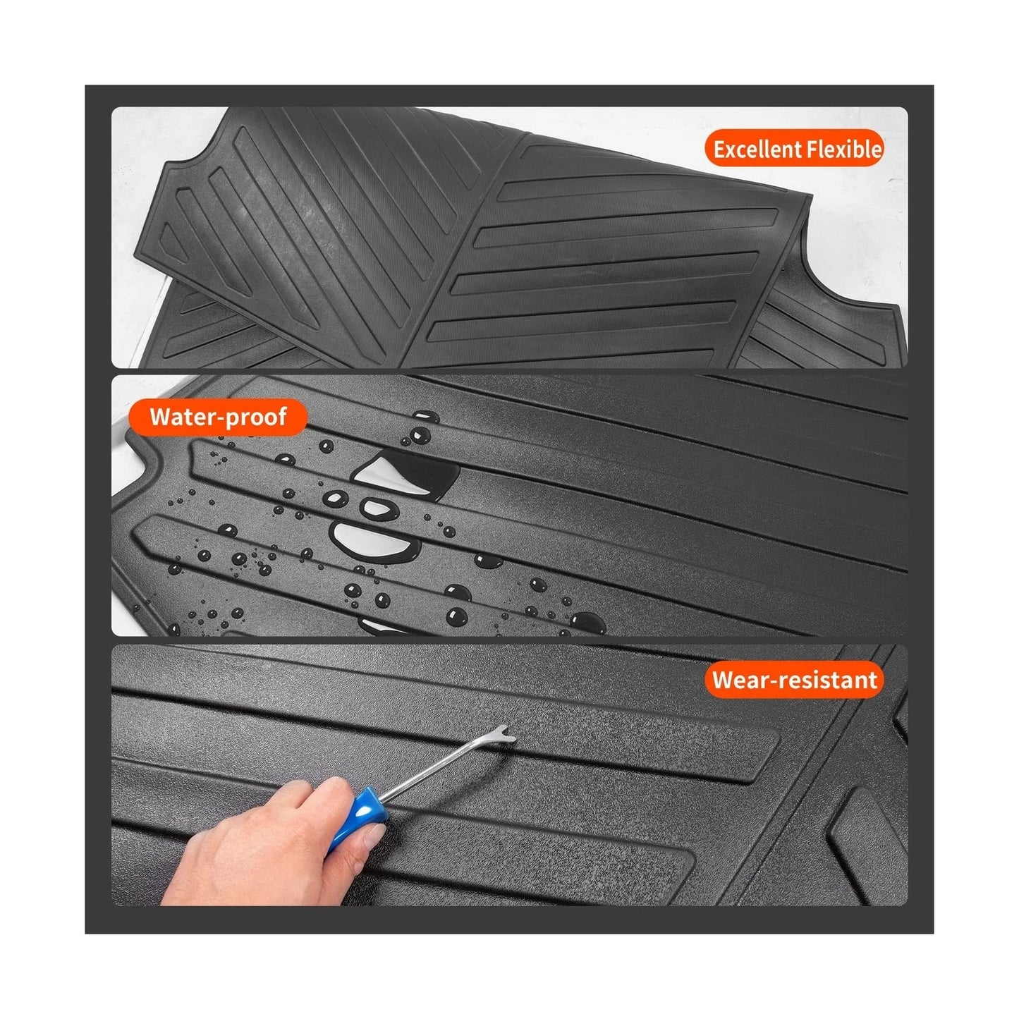 5.5 FT Truck Bed Mat Compatible with 2015-2023 Ford F150